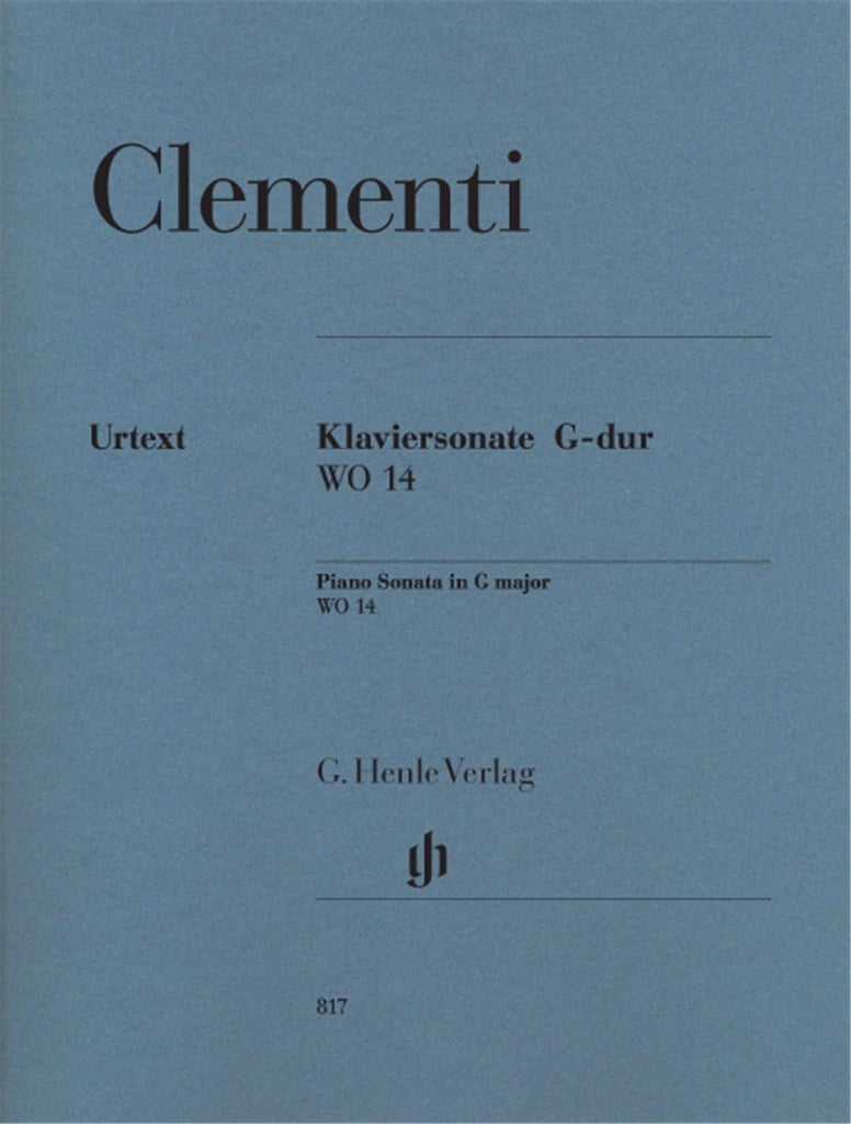 Klaviersonate G-dur WO 14